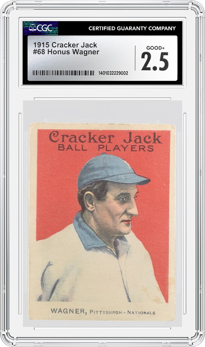 CGC Cards Grades Rare 1915 Cracker Jack Honus Wagner Worth Thousands | CGC