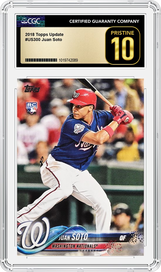 Juan Soto 2018 Topps Update サインルーキーカード #US300 BGS 9.5 