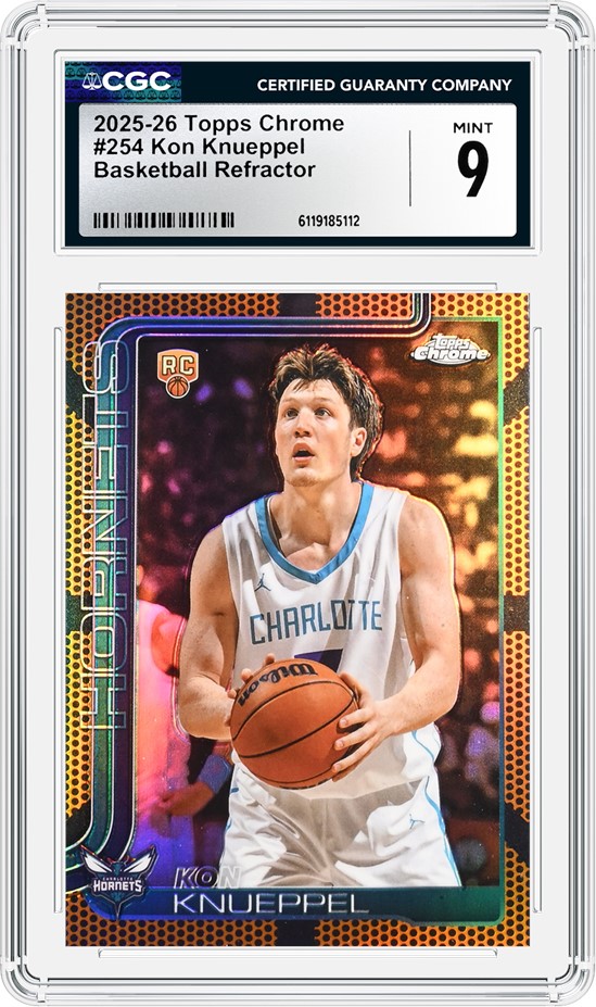 CGC Featured Card of the Month: 2025-26 Topps Chrome #254 Kon 