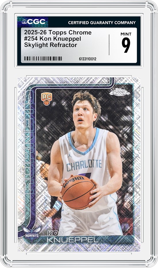 CGC Featured Card of the Month: 2025-26 Topps Chrome #254 Kon 