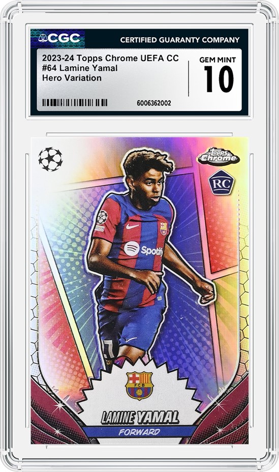 Ten Terrific CGC-certified Cards of Barcelona's Teenage Phenom Lamine Yamal  | CGC