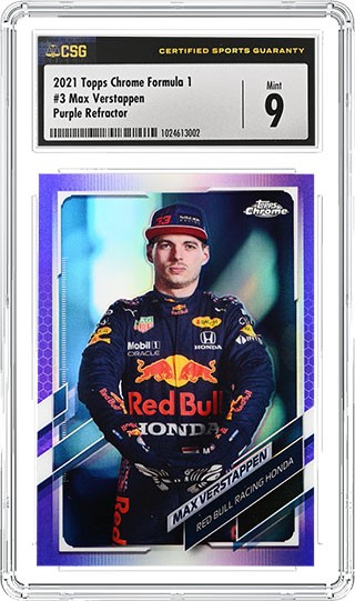 CSG Registry Featured Set: 2021 Topps Chrome Formula 1 Purple 