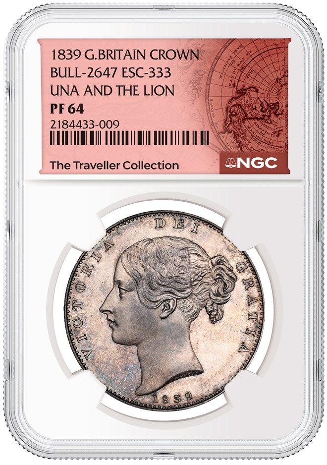 コレクション 1839 G.BRITAIN 3P MS 64 British and Italian Traveller Collection Coins Certified by NGC