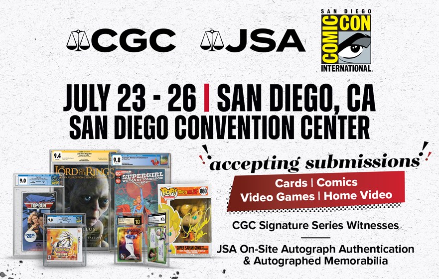 CGC and JSA Accepting Submissions at San Diego Comic-Con | CGC