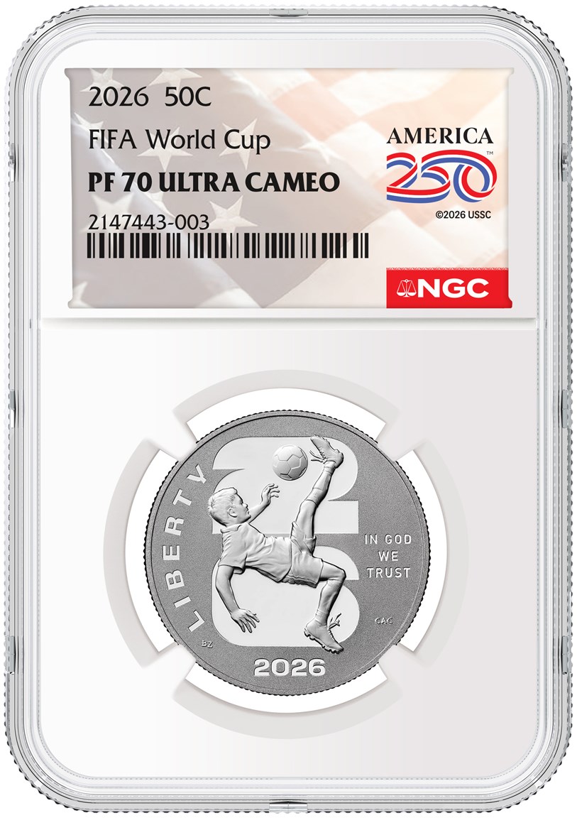 NGC Designations and Labels for the 2026 US Mint's World Cup