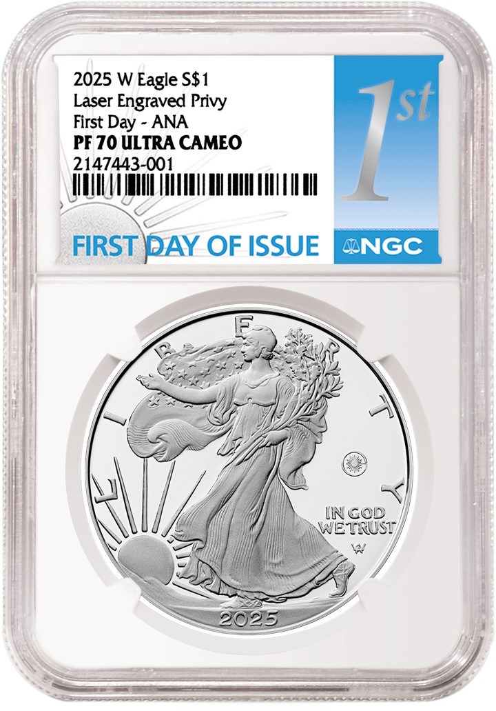 NGC Special Labels and Designations for 2025-W Laser Engraved