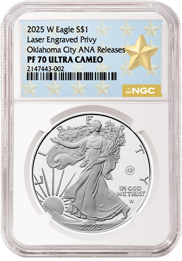 NGC Special Labels and Designations for 2025-W Laser Engraved