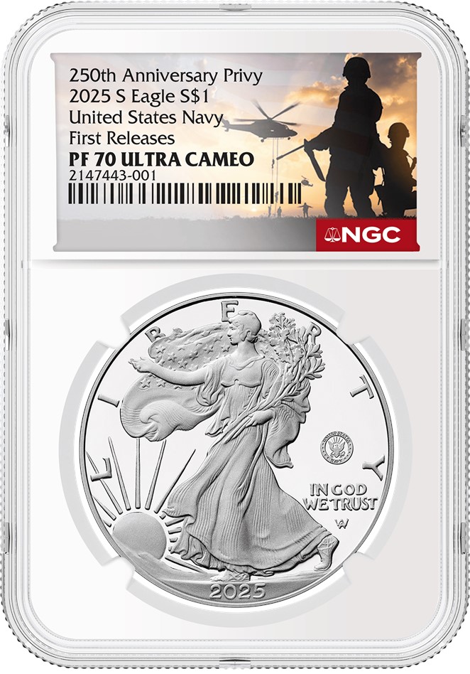 NGC Special Labels and Designations for the 250th Anniversary US