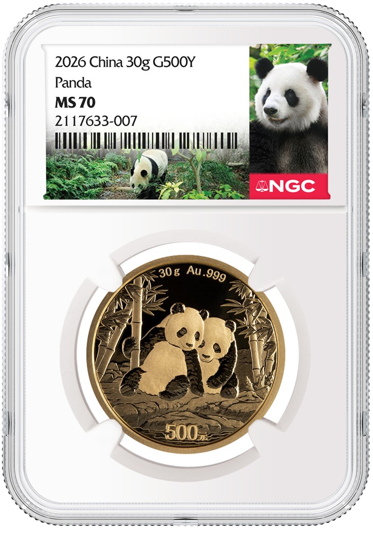 NGC Registry Featured Set: Chinese Gold Pandas | NGC