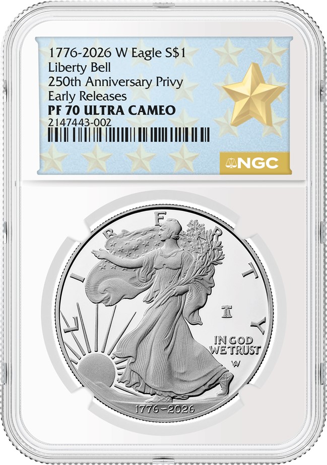 NGC Special Labels and Designations for the 1776-2026-W Liberty