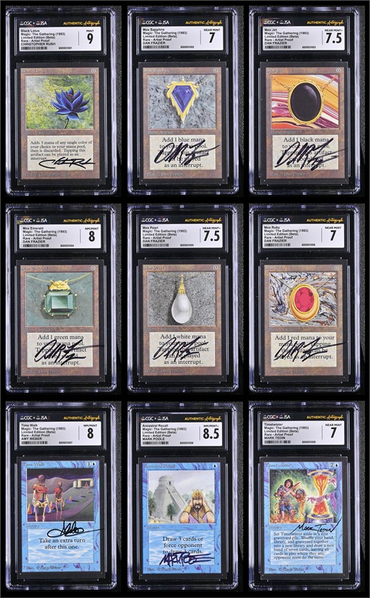 Don't Miss Artist Proof Power Nine Cards Certified by CGC x JSA on Display  at The National! | CGC