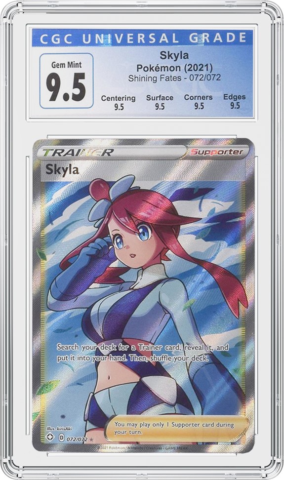 skyla pokemon card full art shining fates Skyla (Full Art) - Shining Fates [ULTRA RARE] main image 1
