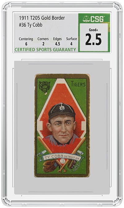 ty cobb tobacco CSG Certifies Two Ty Cobb Tobacco Cards
