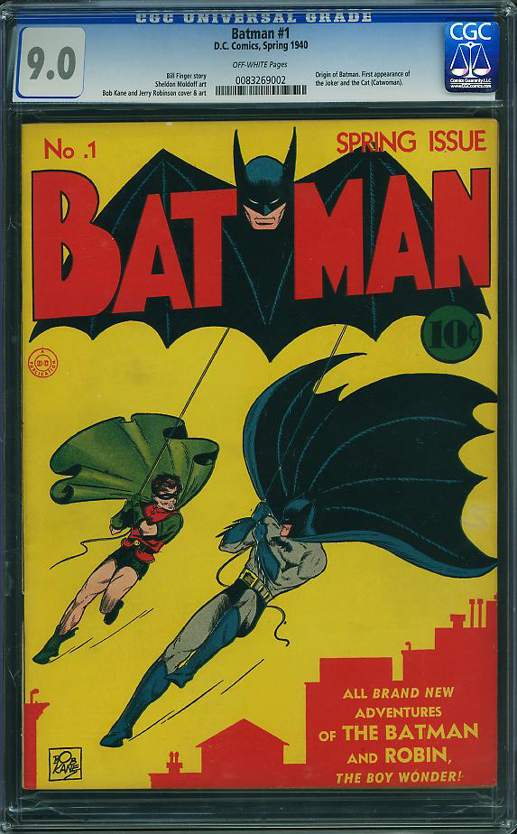 Batman #1 CGC 9.0
