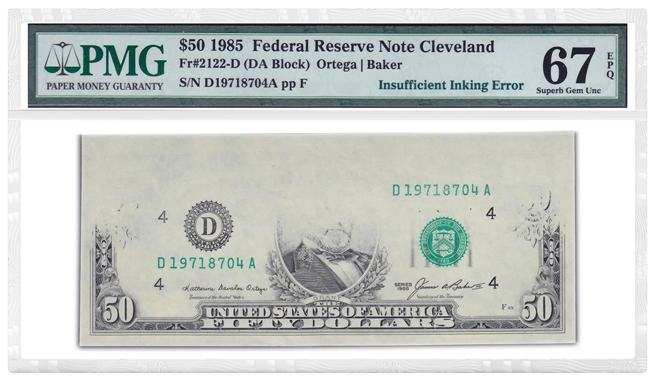 Counterfeit Limp Note Counterfeit Detection: Shedding Light on a Faked Error Note | PMG