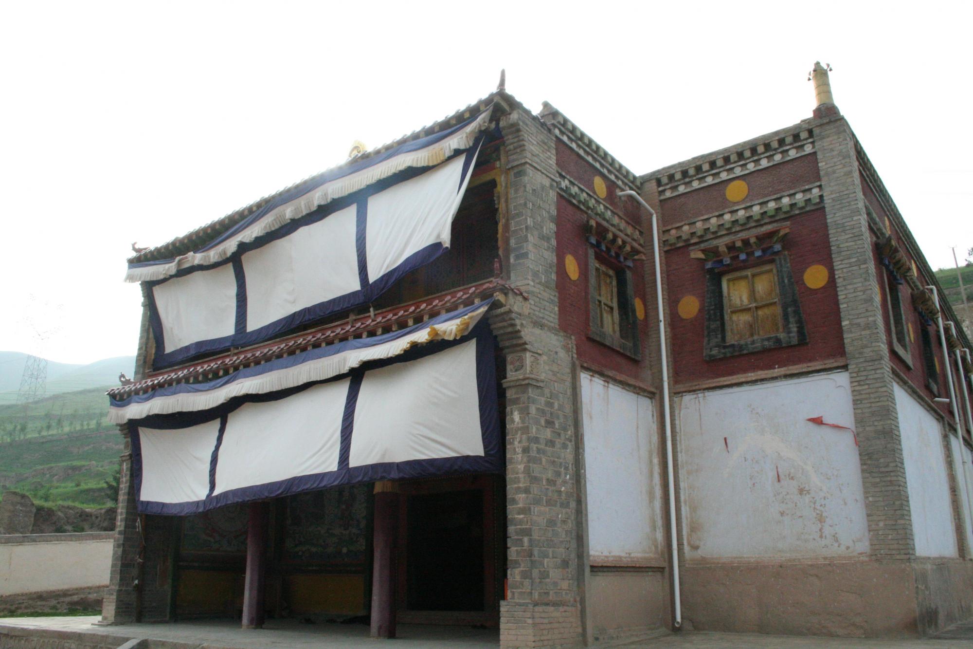 Image of Assembly Hall Exterior,  Upper Drotsang Monastery