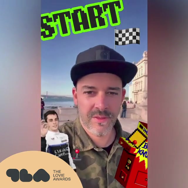 Screenshot of Lovies 7 Word Speech from The Ultimate Ride
