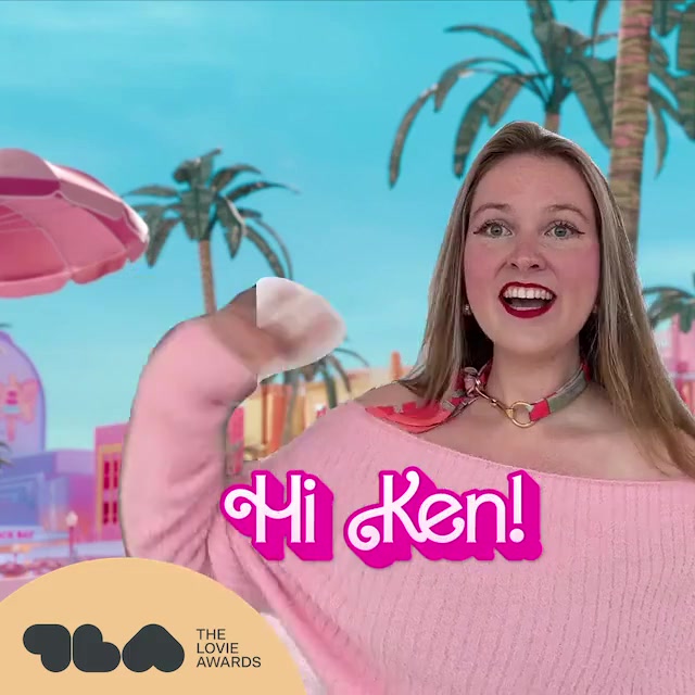 Screenshot of Lovies 7 Word Speech from Barbie