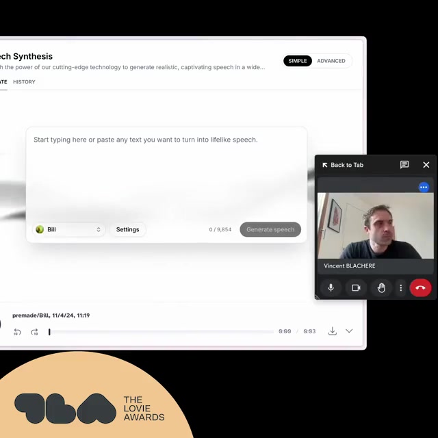 Screenshot of Lovies 7 Word Speech from Scented Connections