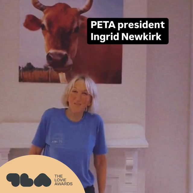 Screenshot of Lovies 7 Word Speech from Starbucks Cares? by PETA