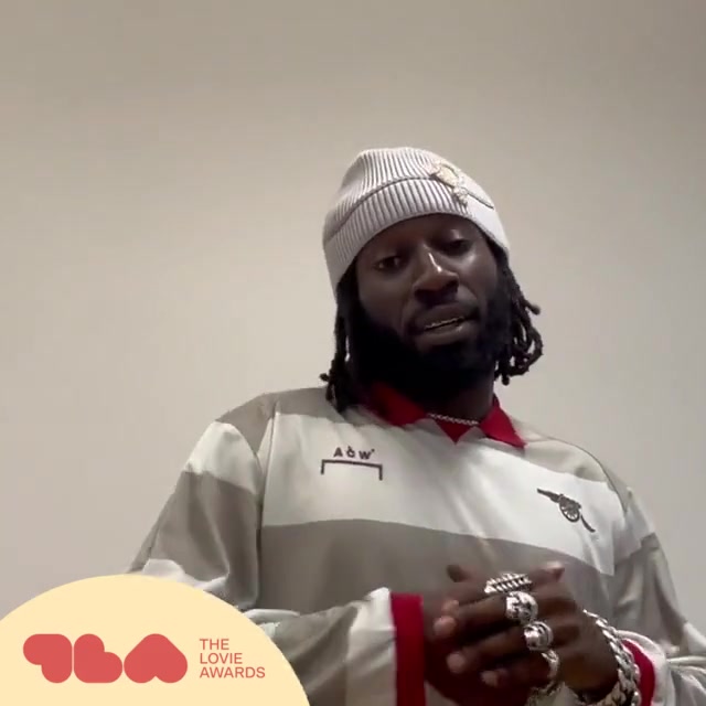 Screenshot of Lovies 7 Word Speech from Kojey's Block Party