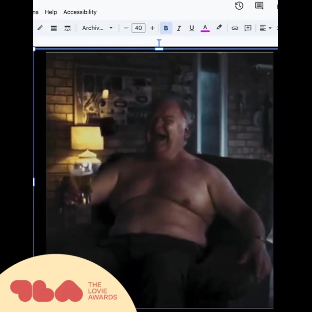 Screenshot of Lovies 7 Word Speech from Considering What? Paris Paralympics 2024