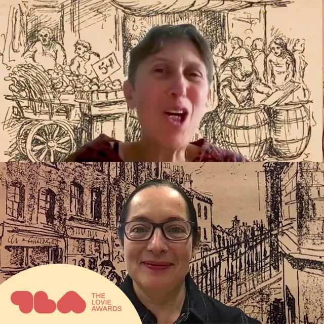 Screenshot of Lovies 7 Word Speech from The Cockney Yiddish Podcast