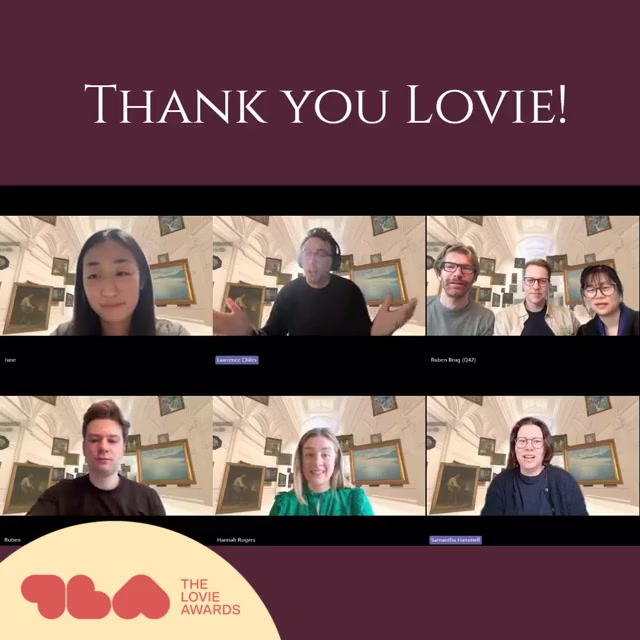 Screenshot of Lovies 7 Word Speech from National Gallery Imaginarium