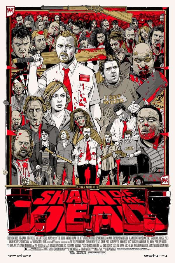 SHAUN OF THE DEAD Mondo Poster Details | Film Pulse