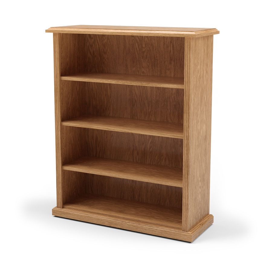 Executive Bookcase with 3 Adjustable Shelves