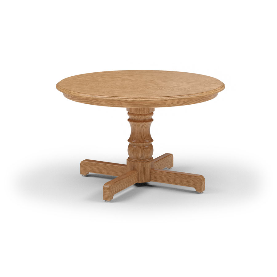 Executive Round Table with Pedestal Base, 48"