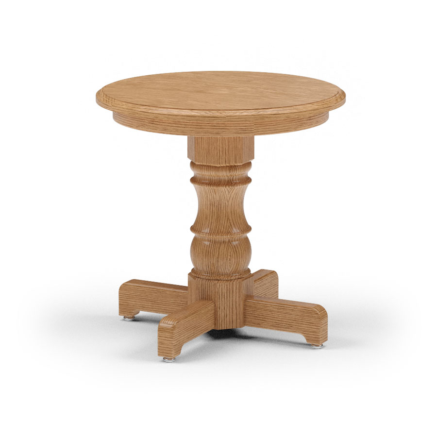 Executive Round Table with Pedestal Base, 30"
