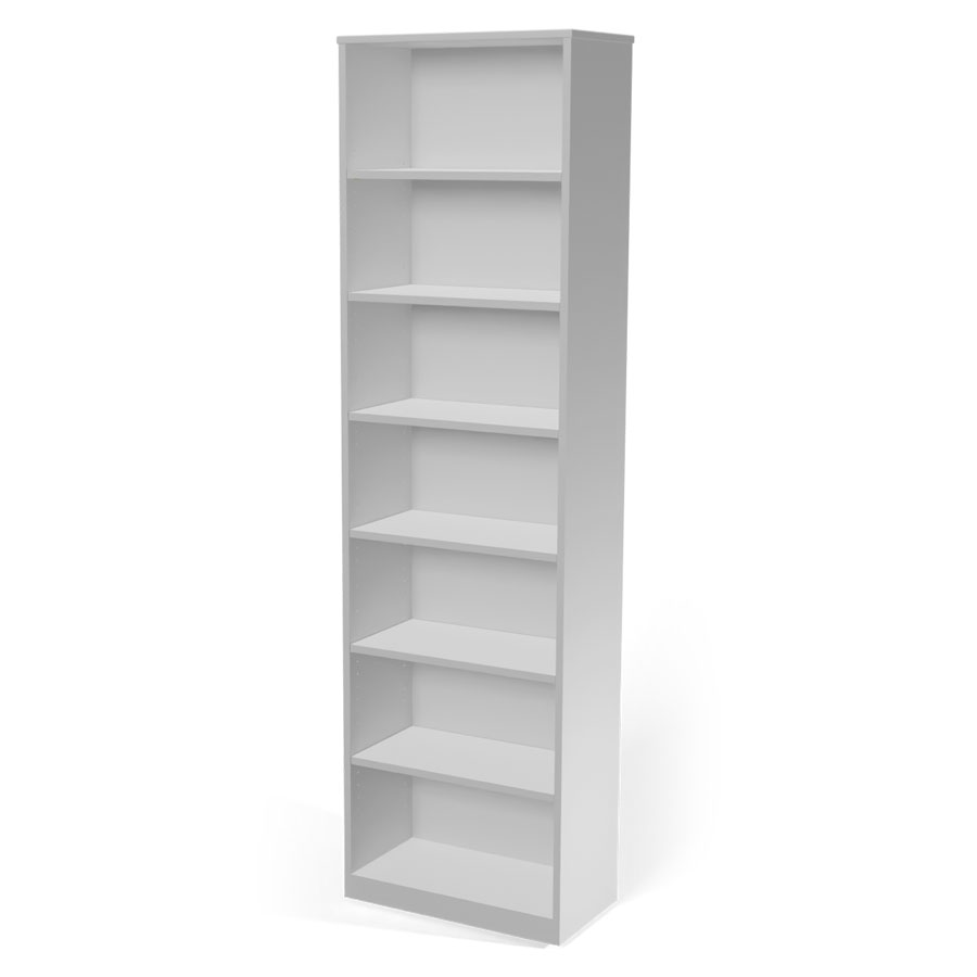 Essentials Bookcase with 6 Adjustable Shelves, 24