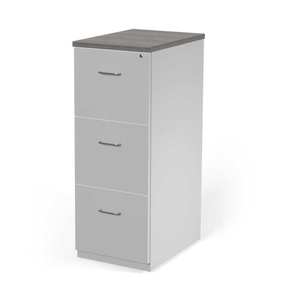 Essentials Vertical File with 3 Drawers, 16"W Essentials Vertical File with 3 Drawers, 16"W