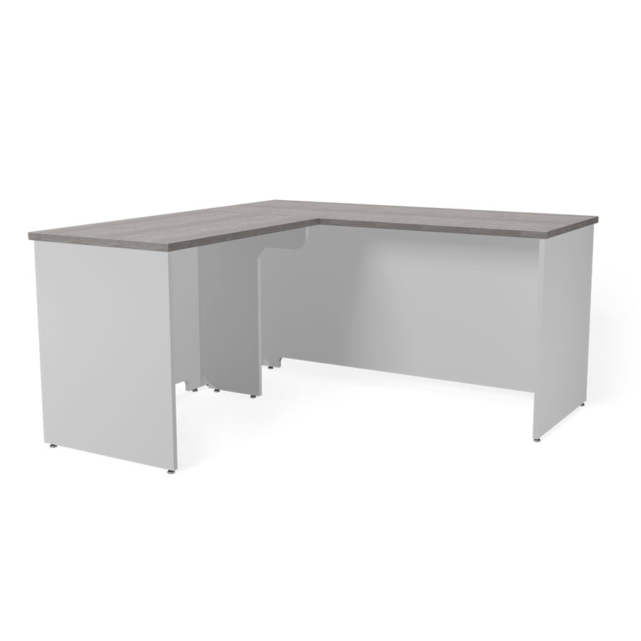 Essentials L-Shaped Workstation Shell, 60