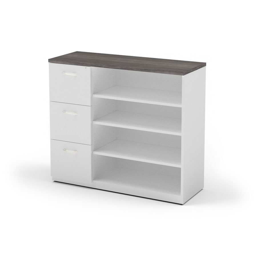 Solutions Bookcase / File Combo, 48