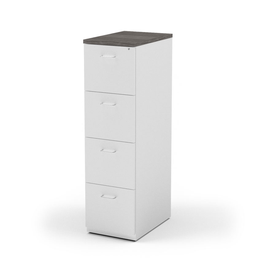 Solutions Vertical File with 4 Drawers, 15-15/16