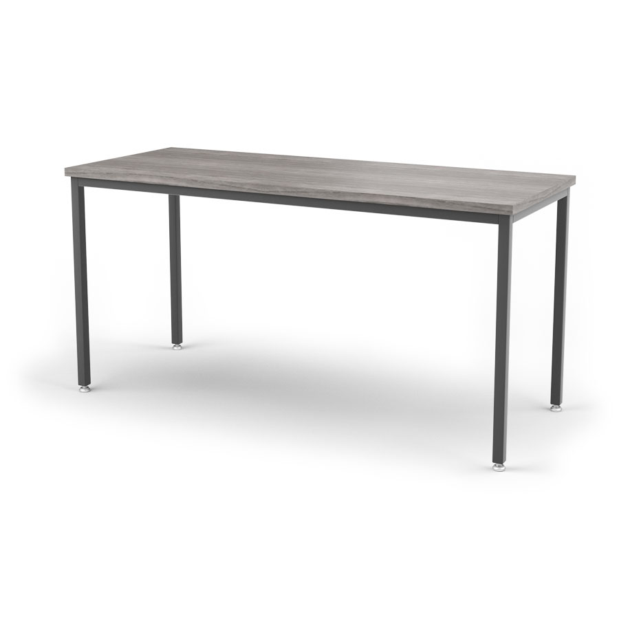 Solutions Style Rectangular Table with 1-1/4" Square Tube Base, 60"