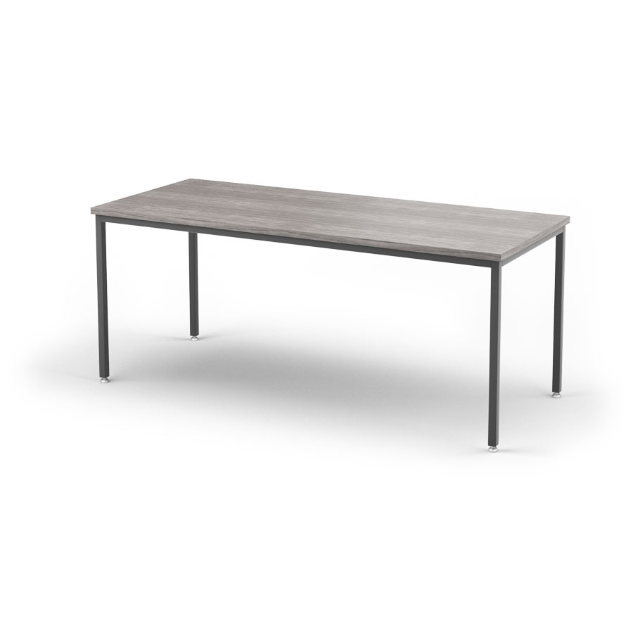 Solutions Style Rectangular Table with 1-1/4" Square Tube Base, 72" Solutions Style Rectangular Table with 1-1/4" Square Tube Base, 72"
