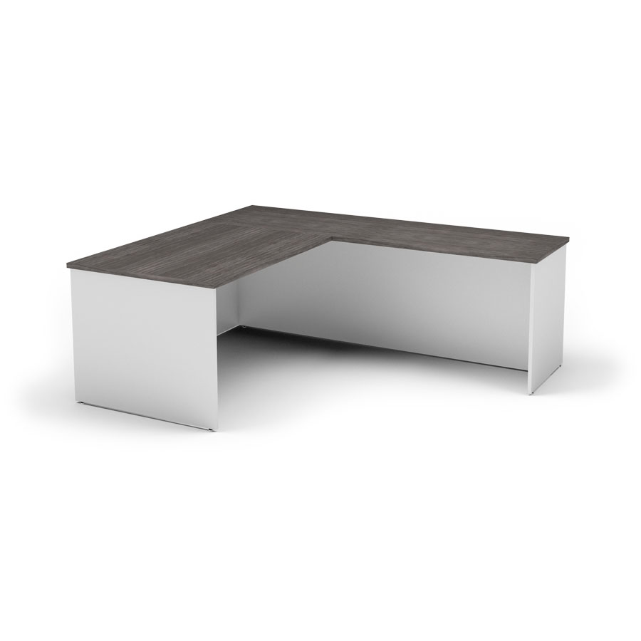 Solutions L-Shaped Workstation Shell with Right Return, 72"x84"W