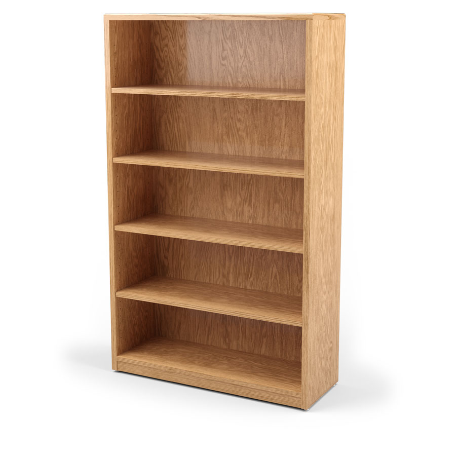 Wildwood Bookcase with 4 Adjustable Shelves Wildwood Bookcase with 4 Adjustable Shelves