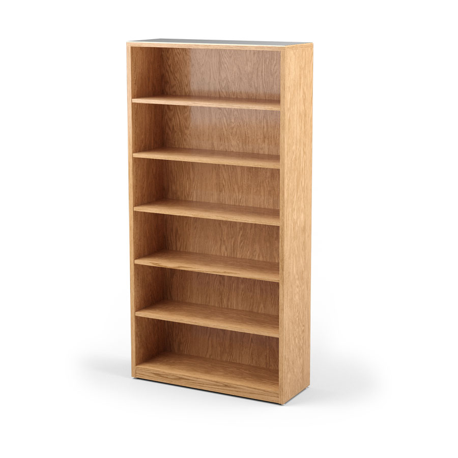 Wildwood Bookcase with 5 Adjustable Shelves