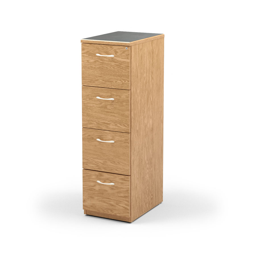 Wildwood Vertical File with 4 Drawers, 15-3/4