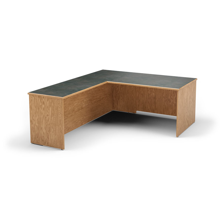 Wildwood L-Shaped Workstation Shell with Left Return, 84"x72"