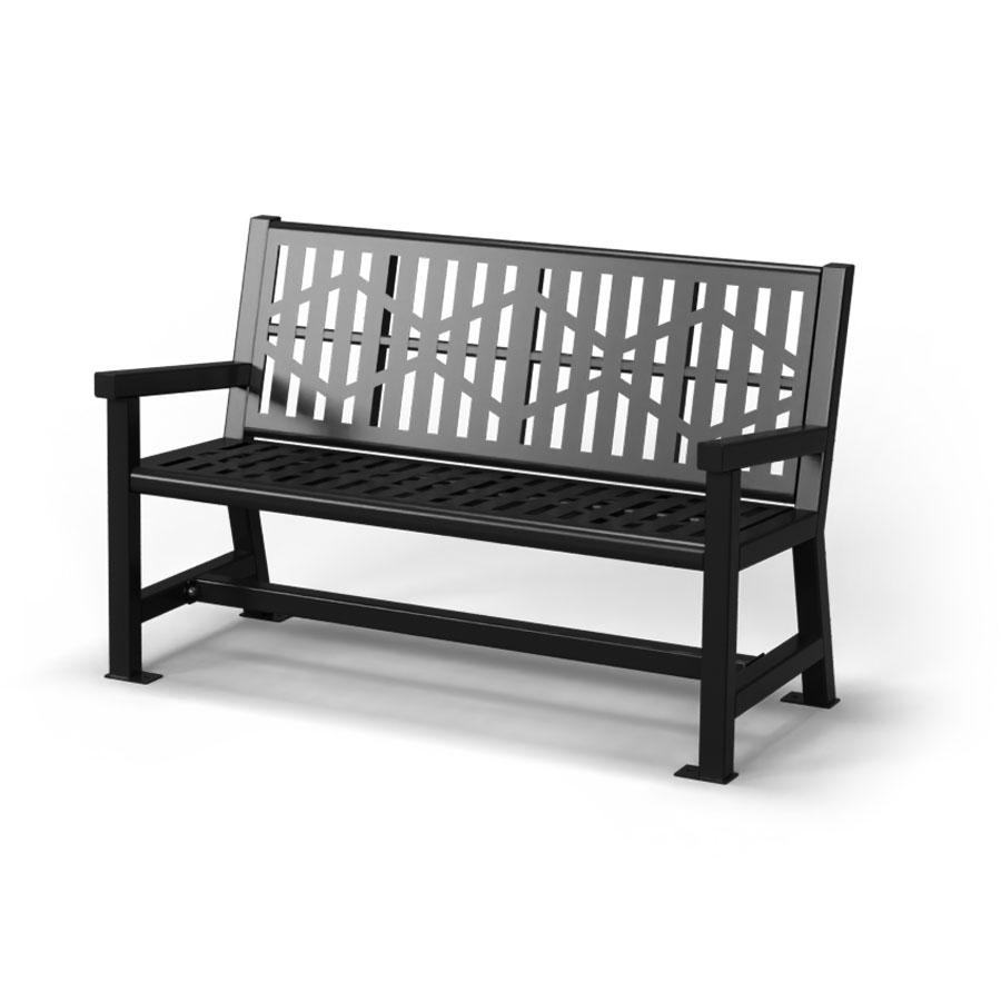 Park Bench - Metal