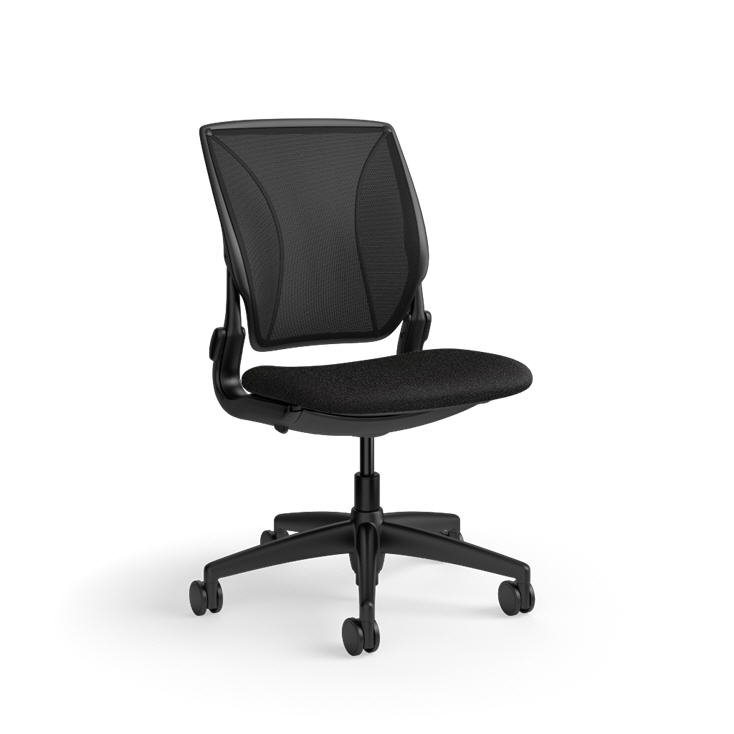 World LM Task Chair w/out Arms - Upholstered Seat