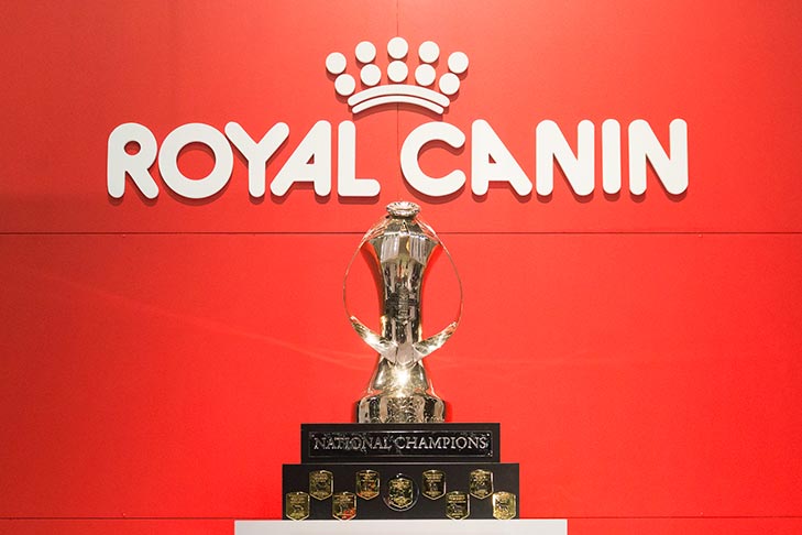 2017 AKC National Championship presented by Royal Canin Crowning Champions Trophy.