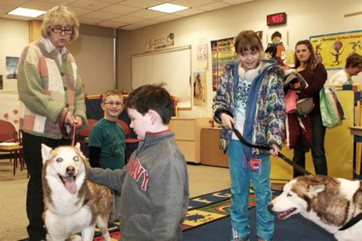 Canine Ambassadors Program with Siberian Huskies