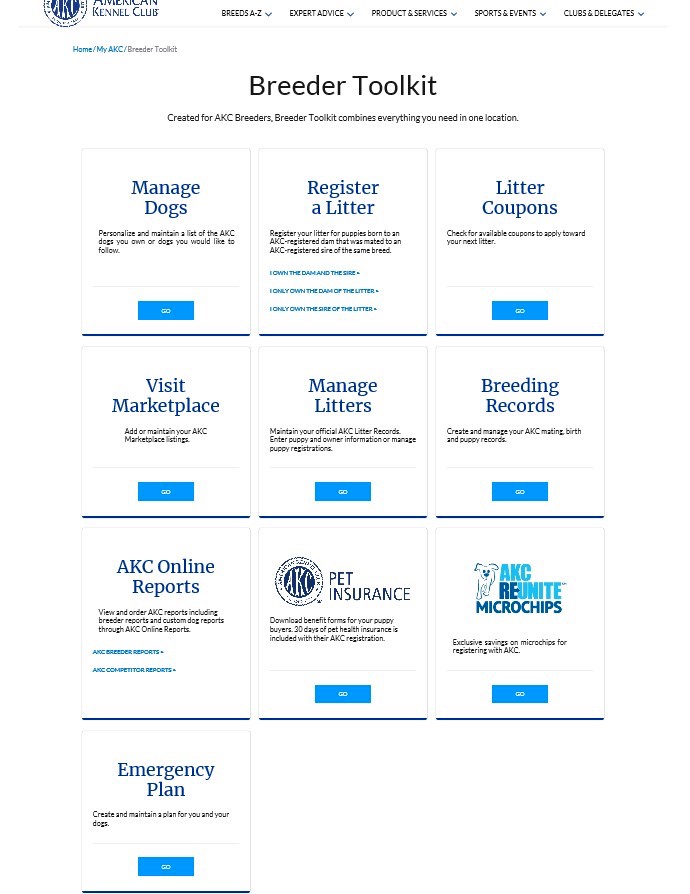 Intro to Breeder Toolkit – American Kennel Club