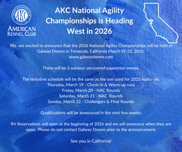 AKC National Agility Championship American Kennel Club